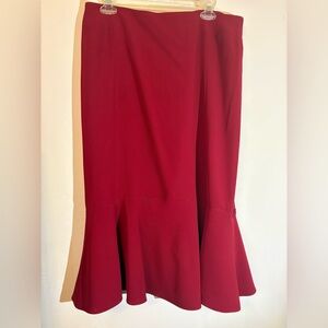 Nipon Boutique Vibrant Red Skirt